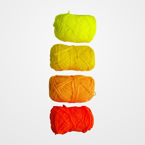 OVILLOS LANA NIEFENVER 28gr.TONOS AMARILLOS PACK DE 4