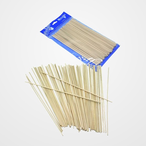 PALILLOS REDONDOS NIEFENVER SIN PUNTA 20CM BOLSA 100 UD