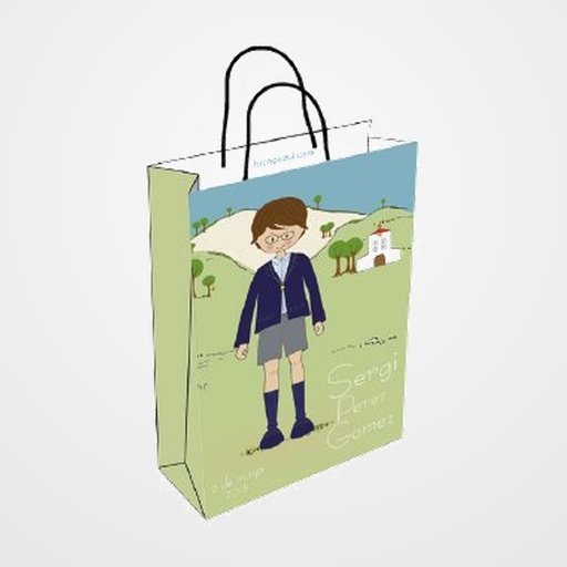 PAPEL YOSAN CARTULINA GRAFICA 230gr BOLSA CON ASAS Y ADHESIVOS 32x45cm (1 unidad por hoja)
