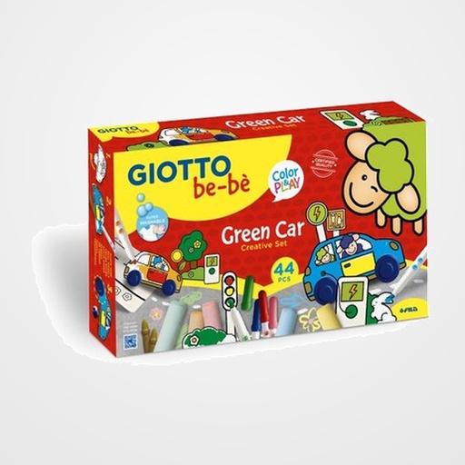 PASTA GIOTTO BEBE JUEGA Y CREA GREEN CAR