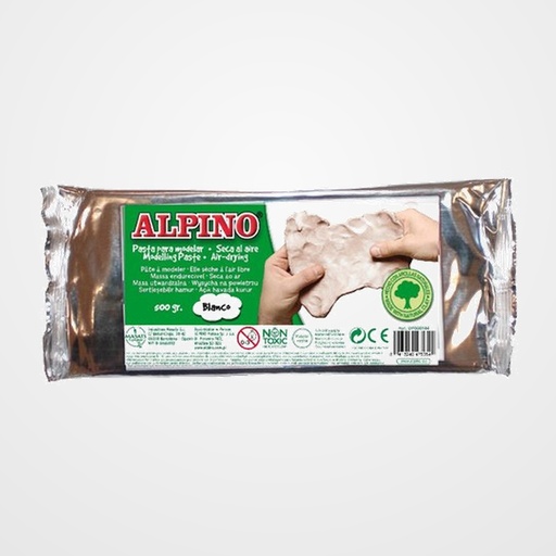 PASTA MODELAR ALPINO 500 GR. BLANCA