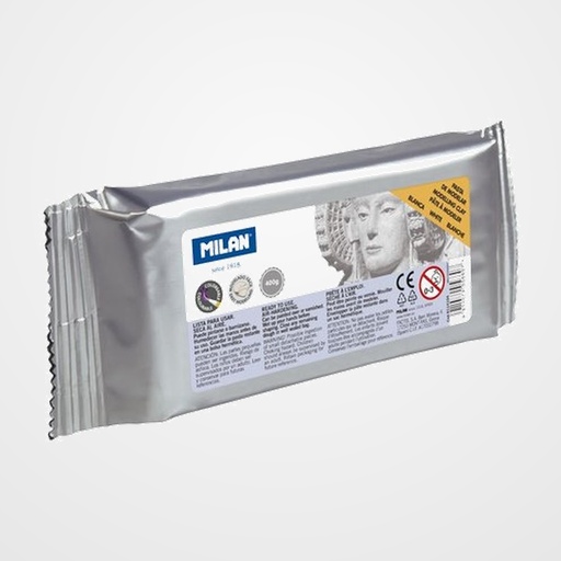 PASTA MODELAR MILAN BLANCA 400 G