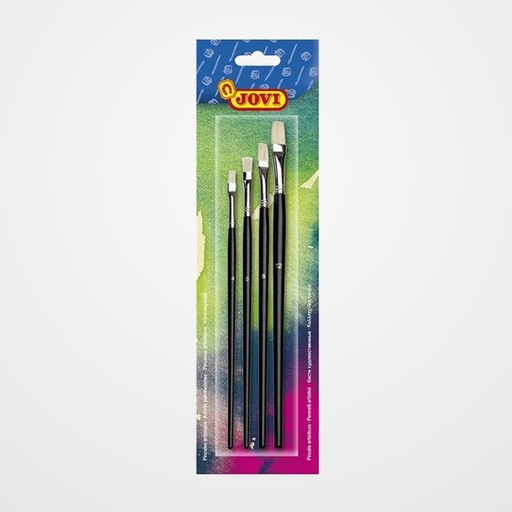 PINCEL JOVI  PLANO BLISTER DE 4 (4,6,8,12)