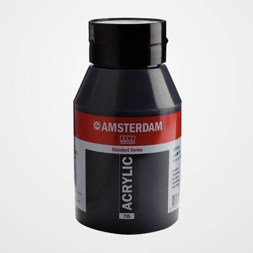 PINTURA ACRILICA AMSTERDAM 1000 ml (bote) NEGRO OXIDO