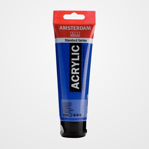 PINTURA ACRILICA AMSTERDAM 120 ml (bote) AZUL ULTRAMAR