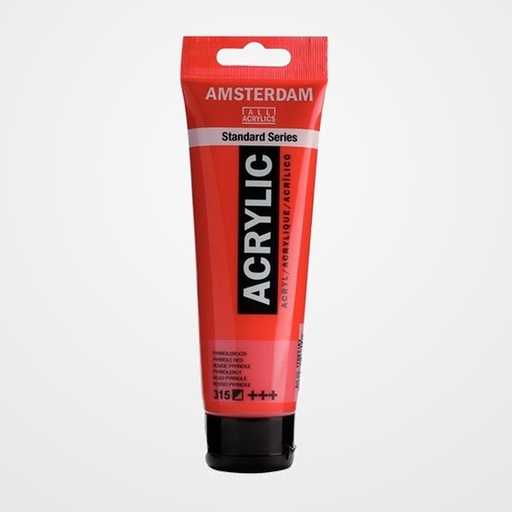 PINTURA ACRILICA AMSTERDAM 120 ml (bote) ROJO PYRROLE