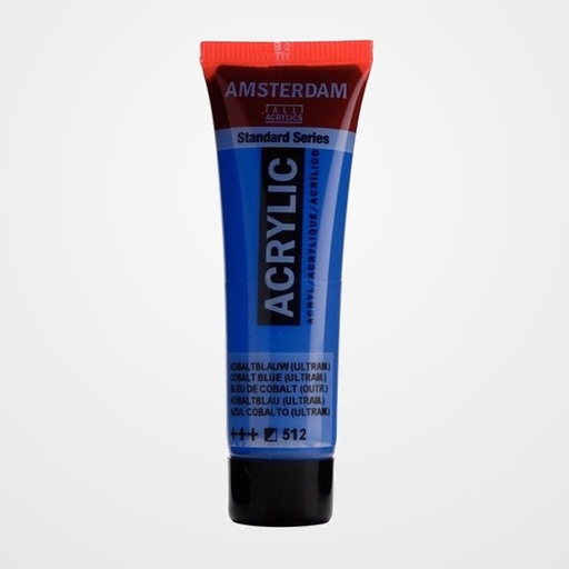 PINTURA ACRILICA AMSTERDAM 20 ml (tubo) AZUL COBALTO (ULTRAMARINO)