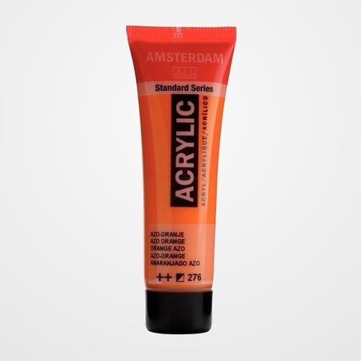 PINTURA ACRILICA AMSTERDAM 20 ml (tubo) NARANJA AZO