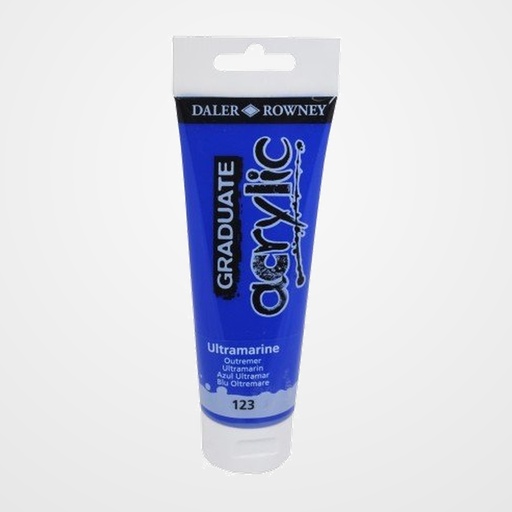 PINTURA ACRILICA DALER ROWNEY GRADUATE 120 ml (tubo) AZUL ULTRAMARINO