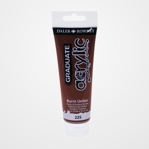 PINTURA ACRILICA DALER ROWNEY GRADUATE 120 ml (tubo) BURNT UMBER