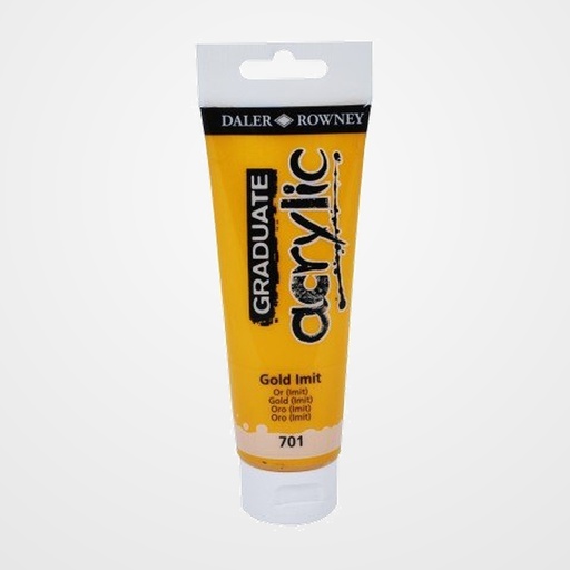 PINTURA ACRILICA DALER ROWNEY GRADUATE 120 ml (tubo) GOLD