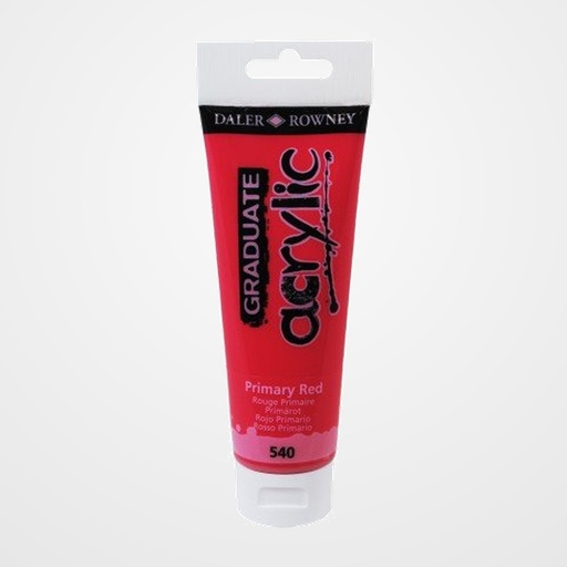 PINTURA ACRILICA DALER ROWNEY GRADUATE 120 ml (tubo) ROJO