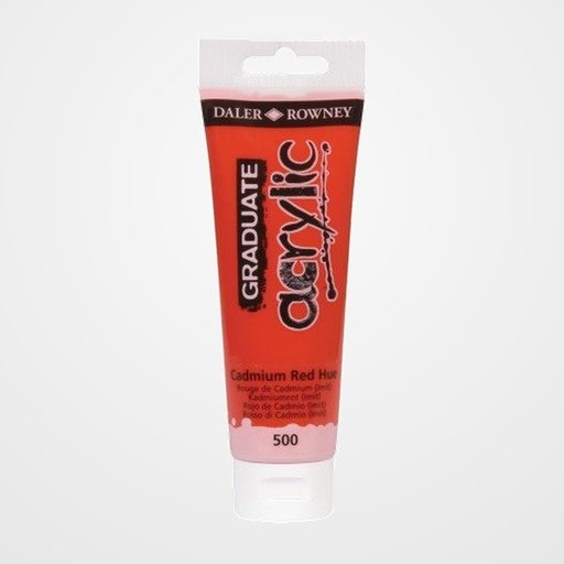 PINTURA ACRILICA DALER ROWNEY GRADUATE 120 ml (tubo) ROJO CADMIUM