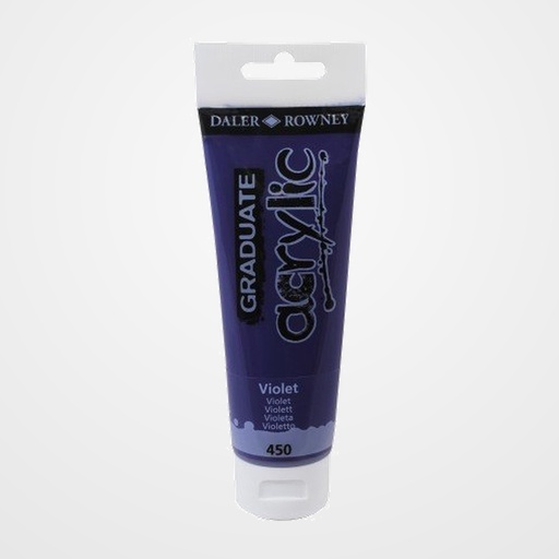 PINTURA ACRILICA DALER ROWNEY GRADUATE 120 ml (tubo) VIOLETA