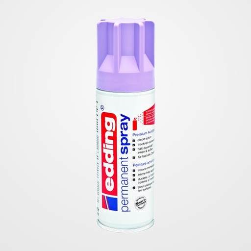 PINTURA ACRILICA EDDING PERMANENT SPRAY 200 ml LAVANDA SUAVE MATE