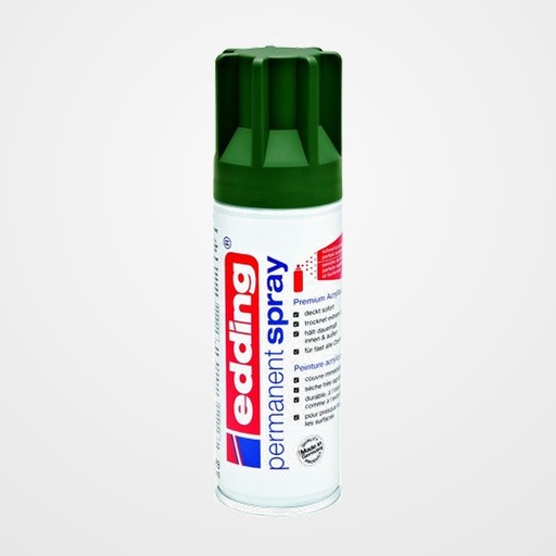 PINTURA ACRILICA EDDING PERMANENT SPRAY 200 ml VERDE MUSGO MATE