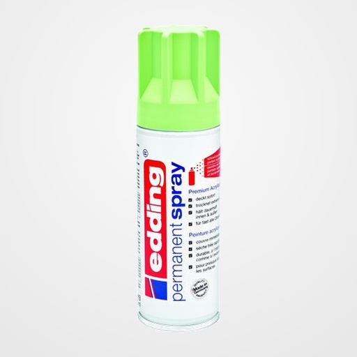 PINTURA ACRILICA EDDING PERMANENT SPRAY 200 ml VERDE PASTEL MATE