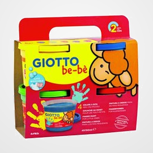 PINTURA de DEDOS GIOTTO BEBE 4x150g