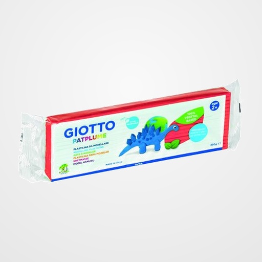 PLASTILINA PATPLUME 350GR CAJA 12 PASTILLAS ROJO