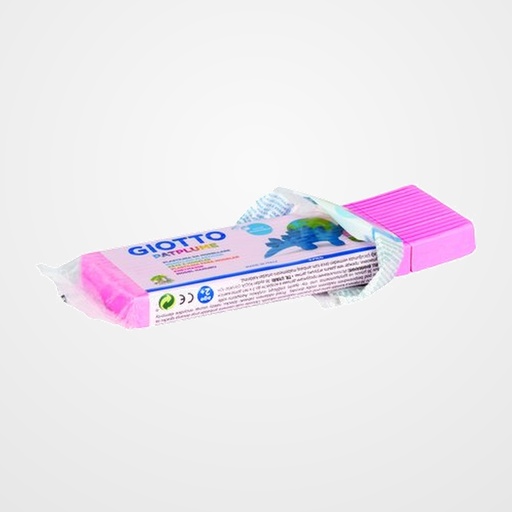 PLASTILINA PATPLUME 350GR CAJA 12 PASTILLAS ROSA