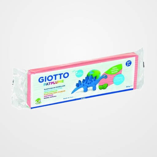 PLASTILINA PATPLUME 350GR CAJA 12 PASTILLAS ROSA CARNE