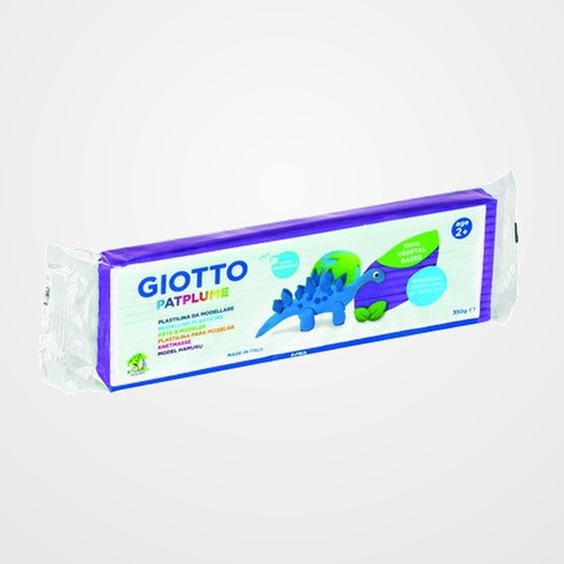 PLASTILINA PATPLUME 350GR CAJA 12 PASTILLAS VIOLETA