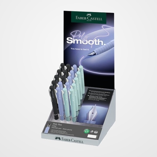 PLUMA FABER-CASTELL POLY PEN EXPOSITOR de 20 SURTIDO