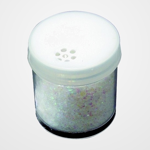 POLVO DE ESCARCHA  NIEFENVER BOTE CON DOSIFICADOR 16gr.BLANCO SEMITRANSPARENTE