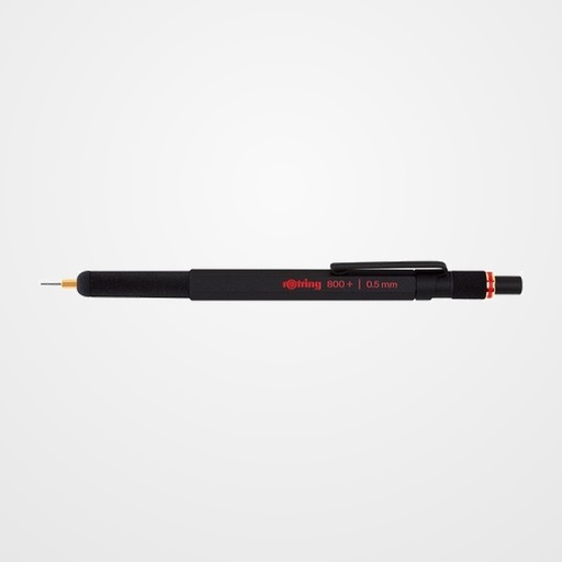 PORTAMINAS ROTRING 800+ STYLUS 2 EN 1 0,5 mm cuerpo NEGRO
