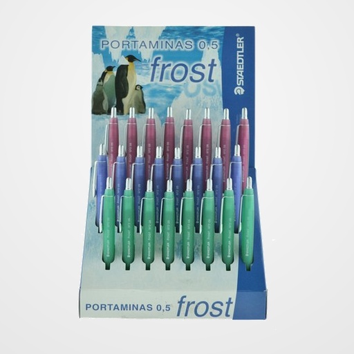 PORTAMINAS STAEDTLER 972 FROST 0,5 mm EXPOSITOR de 24