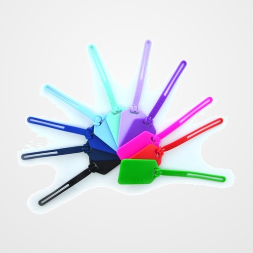 PORTANOMBRE COLORLINE CON COLGADOR SURTIDO BOTE de 24