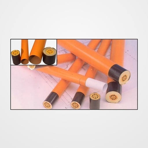 PORTAPLANOS para ENVIO CG TUBO CARTON NARANJA 70x6,5 cm