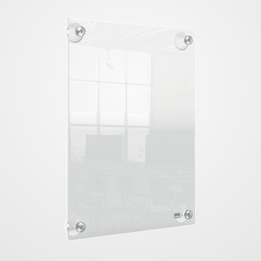 PORTAPOSTER NOBO MURAL A4 ACRILICO TRANSPARENTE REMOVIBLE