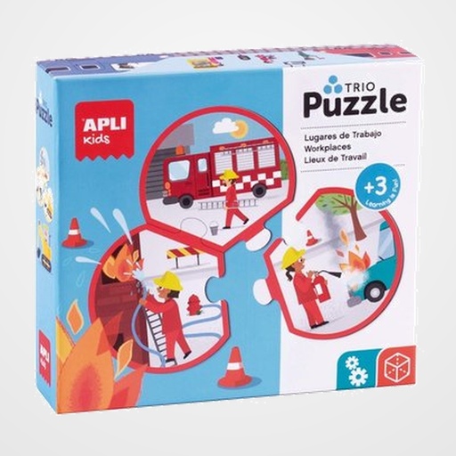 PUZLE EDUCATIVO APLI KIDS 24 PIEZAS PROFESIONES (+3 años)
