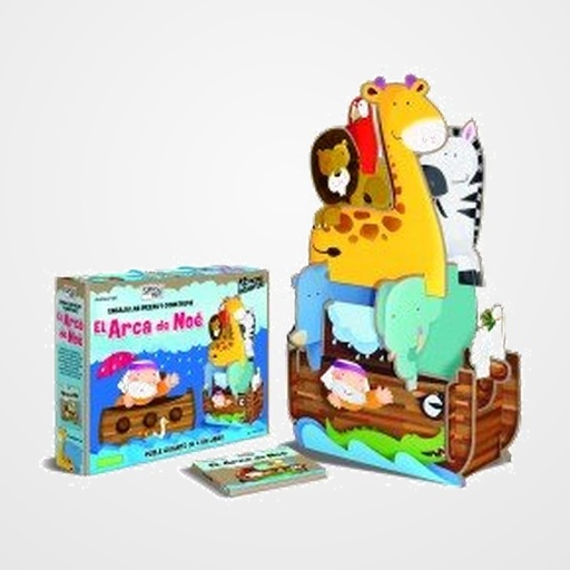 PUZLE 3D Y LIBRO SASSI MANOLITO BOOKS L´ARCA DE NOE 3D- CATALAN 12 PIEZAS (+3 años)