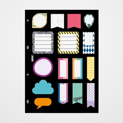RECAMBIO AGENDA SENFORT IKI 155x210 NOTAS ADHESIVAS