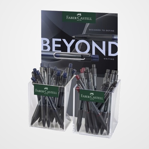 ROLLER RT. FABER-CASTELL BEYOND GEL EXPOSITOR de 24