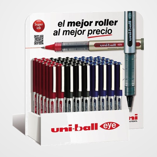 ROLLER T.LIQ. UNI-BALL EYE MICRO 0,5 (UB-150) EXPOSITOR de 54