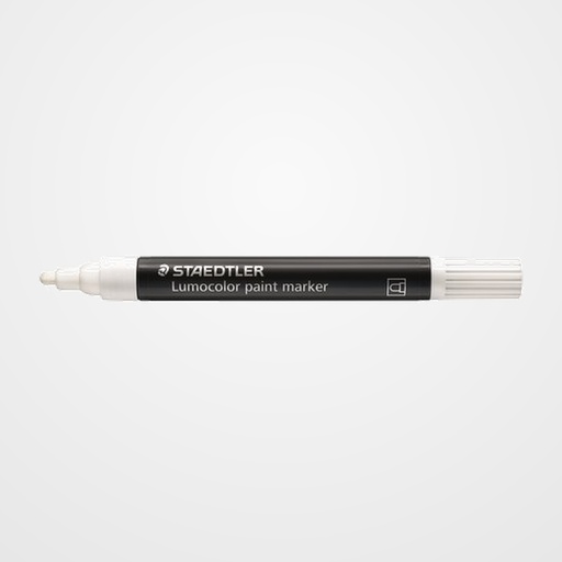 ROTULADOR ACRILICO STAEDTLER 349 LUMOCOLOR PAINT PERMANENTE BLANCO