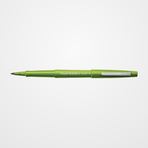 ROTULADOR FIBRA PAPER MATE FLAIR ORIG.M (1,1)  VERDE LIMA