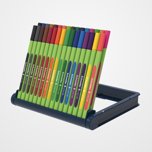 ROTULADOR FIBRA SCHNEIDER LINE-UP ESTUCHE DE 32