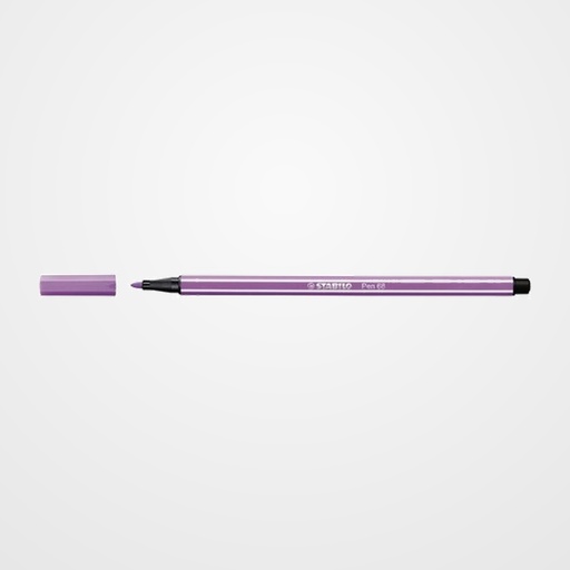 ROTULADOR FIBRA STABILO PEN 68  LILA CLARO