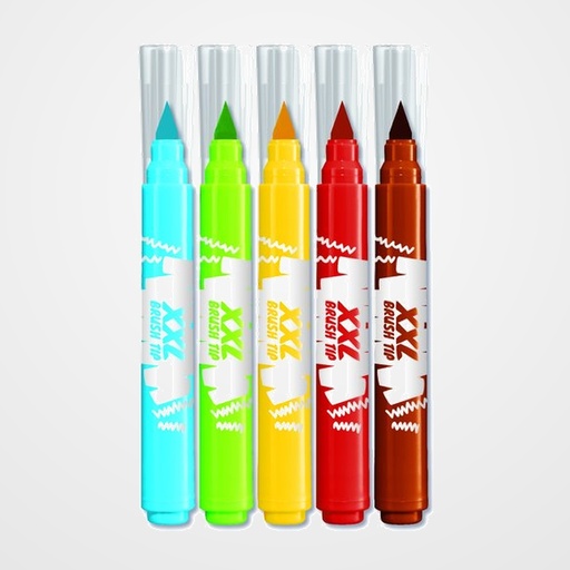 ROTULADOR MAPED COLOR´PEPS PUNTA PINCEL JUMBO XXL ESTUCHE de 5