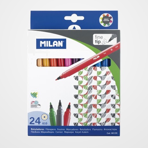 ROTULADOR MILAN 610 ESTUCHE DE 24