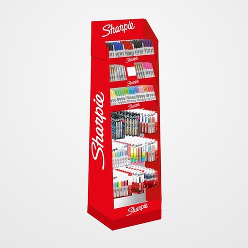 ROTULADOR PERMANENTE SHARPIE EXPOSITOR BOUTIQUE DE 408