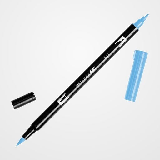 ROTULADOR TOMBOW DOBLE PUNTA PINCEL AZUL ELECTRICO
