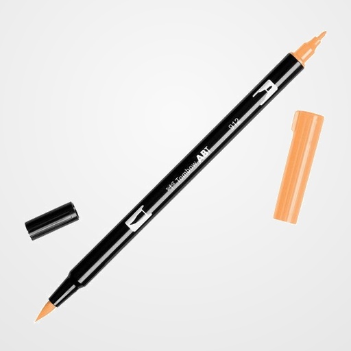 ROTULADOR TOMBOW DOBLE PUNTA PINCEL CEREZA PALIDO