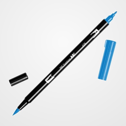ROTULADOR TOMBOW DOBLE PUNTA PINCEL CIAN