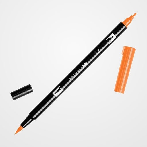 ROTULADOR TOMBOW DOBLE PUNTA PINCEL ESCARLATA
