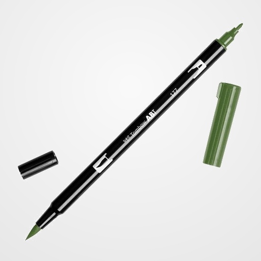 ROTULADOR TOMBOW DOBLE PUNTA PINCEL JADE OSCURO